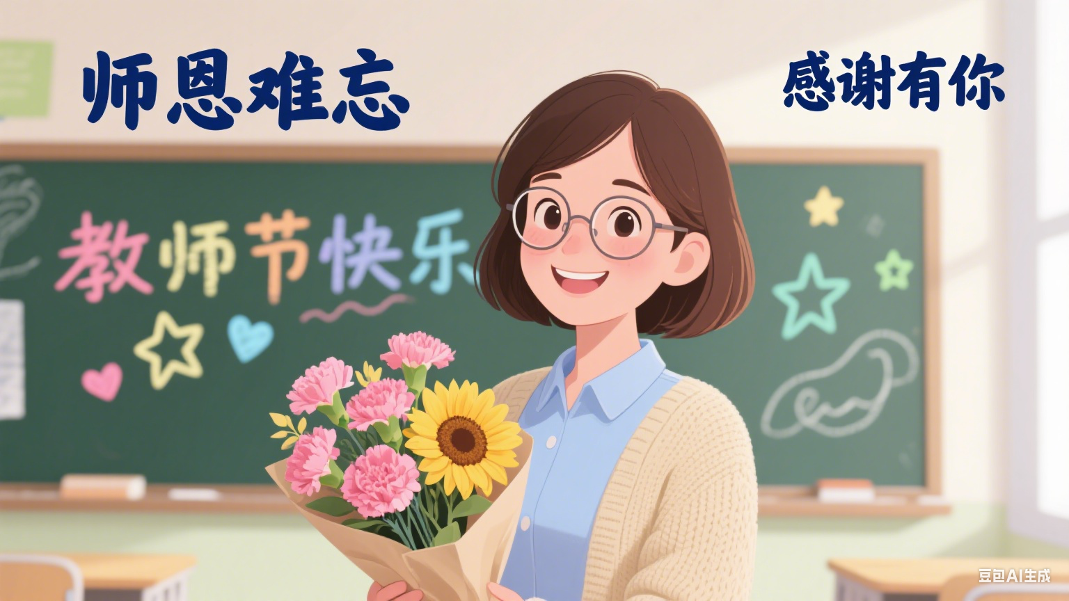 感恩有您 照亮前行 — 祝老師們節(jié)日快樂！